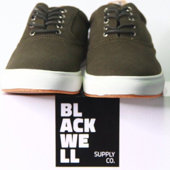 Green Canvas Sneakers Blackwell - Shoes Size 12 - Never Worn - Picture 6 of 7